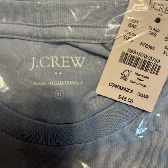 NWT J. Crew Gentle Sea Blue W/Surfboard Car Graphic Tee - Picture 7 of 10